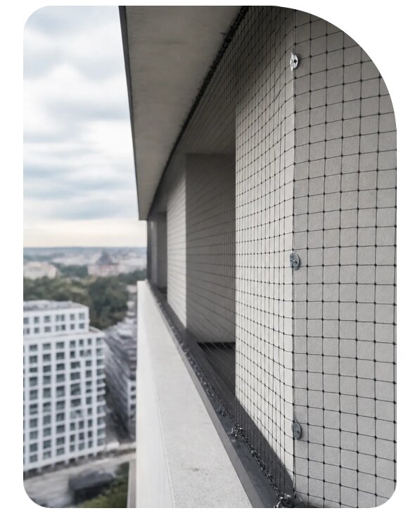 Сетка от птиц под ключ в Минеральных Воде по цене от 5179 р. | Сенат-Мнр